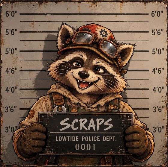 Scraps dossier plate